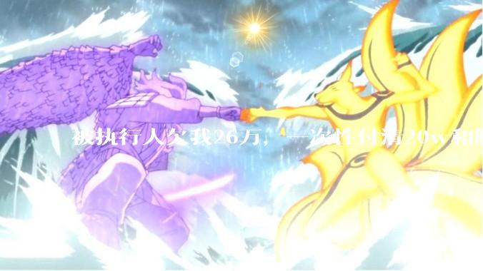 被执行人欠我26万，一次性付清20w和解，我该同意吗?