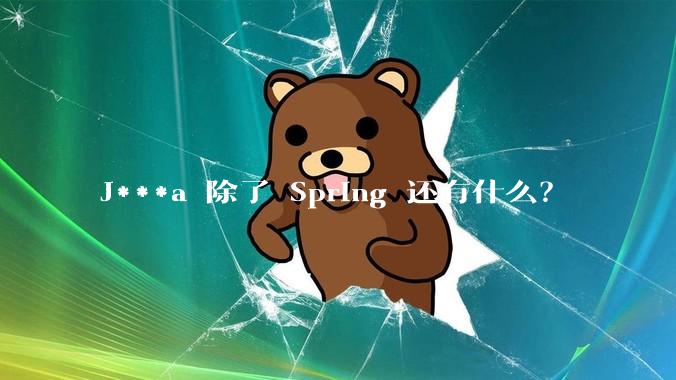 J***a 除了 Spring 还有什么？