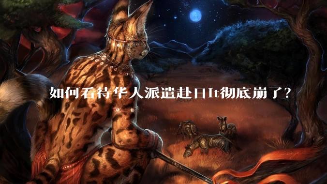 如何看待华人派遣赴日it彻底崩了？